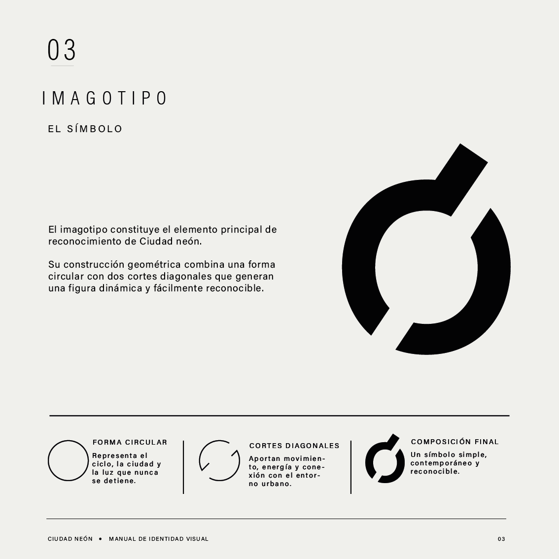 Manual de identidad visual de Ciudad Neón — imagotipo